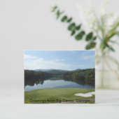 Post Card aus Big CanoGeorgia Postkarte (Stehend Vorderseite)