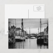 Post Card aus Nyhvn in Kopenhagen, Dänemark Postkarte (Vorne/Hinten)