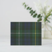 Post Card Campbell Argyll Moderne Tartan Print Postkarte (Stehend Vorderseite)