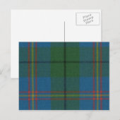 Post Card Carmichael Ancient Tartan Print Postkarte (Vorne/Hinten)