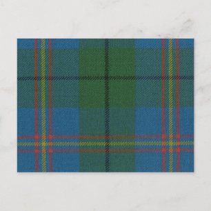 Post Card Carmichael Ancient Tartan Print Postkarte