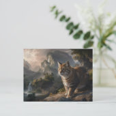 Post card Cat 10 02 Postkarte (Stehend Vorderseite)