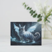 Post card Cat 10 14 Postkarte (Stehend Vorderseite)