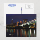 Post Card Cleveland Skyline Postkarte (Vorne/Hinten)