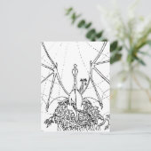 Post Card - Dragon Wings Postkarte (Stehend Vorderseite)
