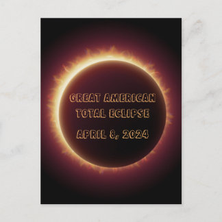 Post-Card-Eclipse 2024 Postkarte