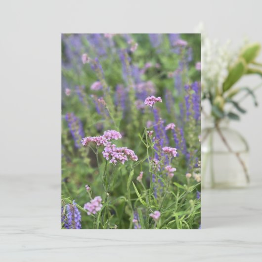 Post card  einladung (Stehend Vorderseite)