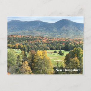 Post Card "Fall Foliage & Mountains" Postkarte