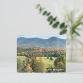 Post Card "Fall Foliage & Mountains" Postkarte (Stehend Vorderseite)