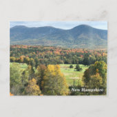 Post Card "Fall Foliage & Mountains" Postkarte (Vorderseite)