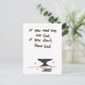 Post Card Fantastische Kirchenschilder Postkarte (Stehend Vorderseite)