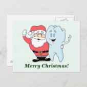 Post Card "Frohe Weihnachten" Feiertagspostkarte (Vorne/Hinten)