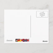 Post Card Grüße aus Wales, Cymru, Dragon Postkarte (Rückseite)