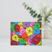 Post Card - Ich Liebe Yummy! Postkarte (Stehend Vorderseite)