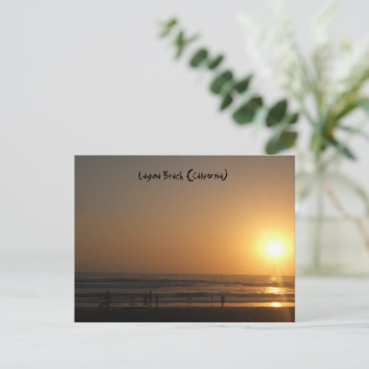 Post Card Laguna Beach (Kalifornien) Postkarte (Stehend Vorderseite)
