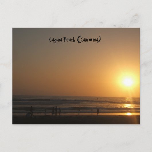 Post Card Laguna Beach (Kalifornien) Postkarte (Vorderseite)