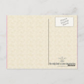 Post Card Lila Fairy Postkarte (Rückseite)