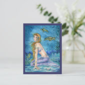POST CARD MERMAID FANTASY POSTKARTE (Stehend Vorderseite)