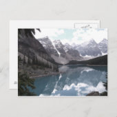 Post Card, Moraine Lake. Banff Alberta. Postkarte (Vorne/Hinten)