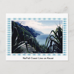 Post Card-NaPali Coastline, Kauai, Hawaii Postkarte
