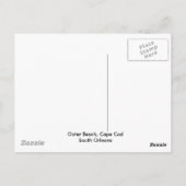 Post Card:Outer Beach on the Cape Postkarte (Rückseite)