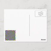 Post Card Psychedelic Star Postkarte (Rückseite)