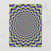 Post Card Psychedelic Star Postkarte (Vorderseite)