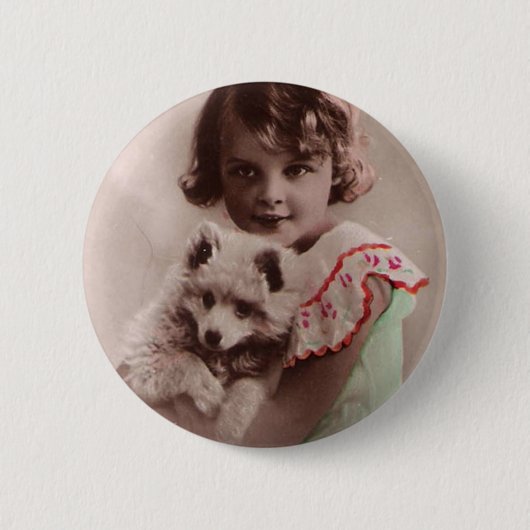 Post Card Romantic Button (Vorderseite)