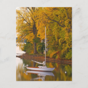 POST CARD SAILBOAT VERMONT POSTKARTE