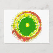 Post Card Spin Art Postkarte (Vorderseite)