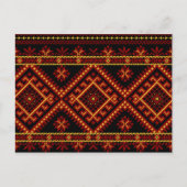 Post Card Ukraan Cross Stitch Embroidery Postkarte (Vorderseite)