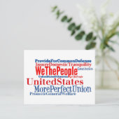 Post Card-USA Postkarte (Stehend Vorderseite)