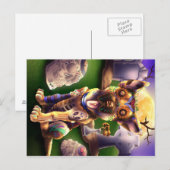 Post Card Wolf Gang die Pup German Sheperd Postkarte (Vorne/Hinten)