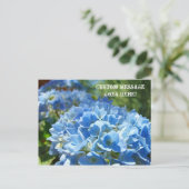 Post Cards Nature Custom Business Hydrangeas Postkarte (Stehend Vorderseite)