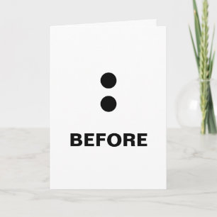 Post-Colon-Operation-Gruß Karte