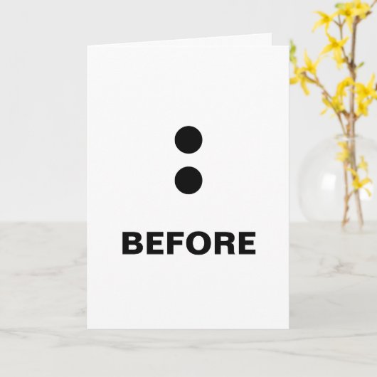 Post-Colon-Operation Karte (Gelbe Blume)