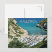 Post de Calas de Mallorca Postkarte (Vorne/Hinten)