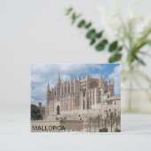 Post de la Catedral de Palma de Mallorca Postkarte (Stehend Vorderseite)
