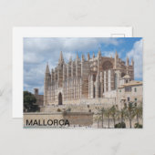 Post de la Catedral de Palma de Mallorca Postkarte (Vorne/Hinten)