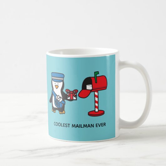 Post-Geschenk Mailman-Post-Damen-Postangestellter Kaffeetasse (Rechts)