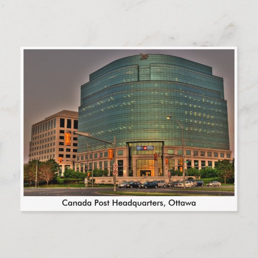 Post-Hauptquartier in Kanada Postkarte (Vorderseite)