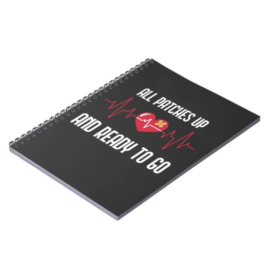 Post Heart Operation gut Bypass Erholung Notizblock (Linke Seite)