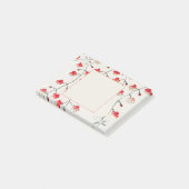 POST- HINWEISE: SEITEI: CHERRY BLOSSOMS POST-IT KLEBEZETTEL (angewinkelt)