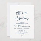 Post Hochzeit Brunch, behalt Invita feiern Einladung (Vorderseite)