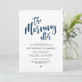 Post Hochzeit Brunch, der Morgen danach Einladung (Stehend Vorderseite)