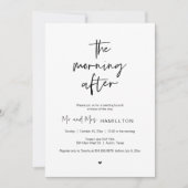 Post Hochzeit Brunch, Der Morgen danach Einladung (Vorderseite)