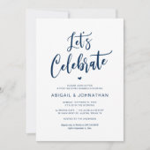 Post Hochzeit Brunch, essen, Lasse feiern Einladung (Vorderseite)