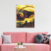 Post-Impressionismus Frische Landschaft Abstrakte Leinwanddruck (Insitu (Wohnzimmer))