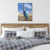 Post-Impressionismus Heron Water Color Abstrakte K Leinwanddruck (Insitu (Schlafzimmer))