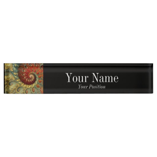 "Post-Impressionismus-" personalisiertes Namensplakette (Vorderseite)